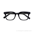 Оптовые винтажные квадратные ацетатные очки оптические очки рамы очков